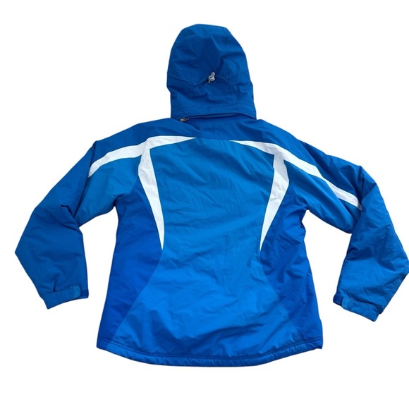 LL Bean  Jacket Womens Size Medium Zip Up winter ski Snowboard Blue - Picture 13 of 16
